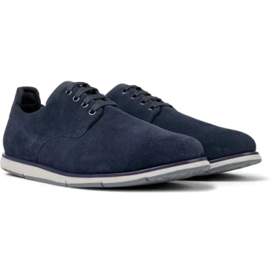 Afbeelding van Camper Smith Sportieve veterschoenen, Heren, Maat: 44, Marine Leer