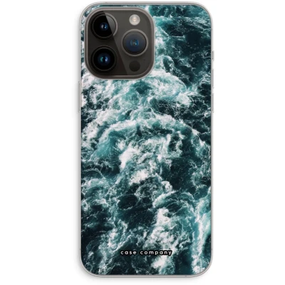 Afbeelding van Case Company® hoesje geschikt voor iPhone 14 Pro Max Zee golf Soft Cover Telefoonhoesje Bescherming aan alle Kanten en Schermrand