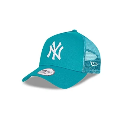 Afbeelding van New Era York Yankees Cap Trucker Kappe Tonal Mesh Basecap Mlb Baseball Türkis One Size