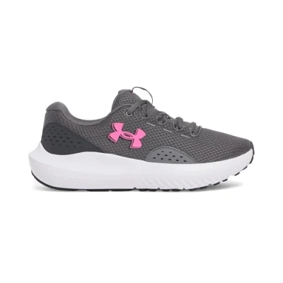 Afbeelding van Under Armour Ua W Charged Surge 4 Sneakers voor dames, Castlerock Antraciet Aero Pink