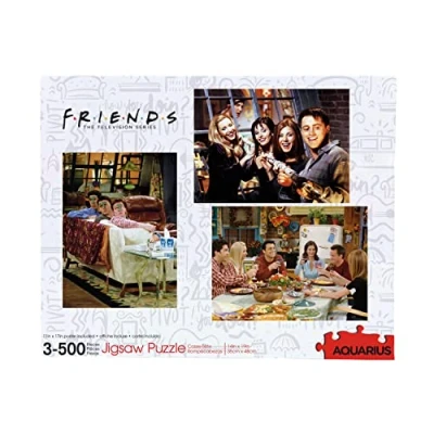 Afbeelding van Aquarius Friends Jigsaw Puzzel 3 Pack Series (500 pieces)