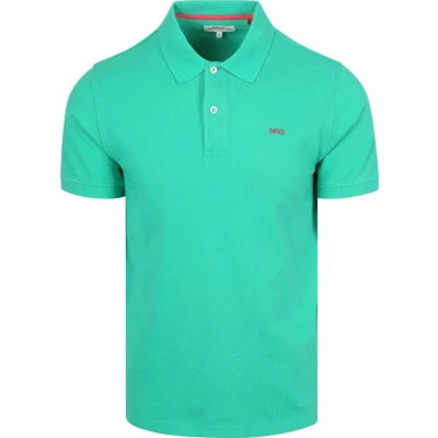Afbeelding van McGregor Piqué Polo Medium Groen maat XL heren met Regular fit Pasvorm Katoen Suitable Herenkleding Poloshirt