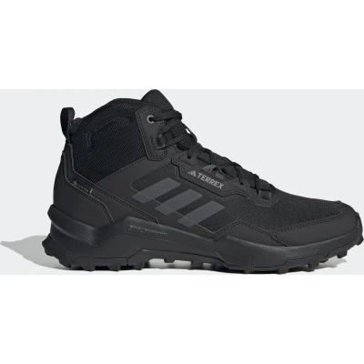 Afbeelding van Adidas Terrex AX4 MID Goretex Hiking Shoes Outdoorschoenen, Heren, Maat: 38 2/3, Core black/carbon grey Kunststof