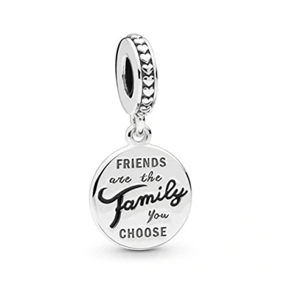 Afbeelding van PANDORA Charm hanger &quot;vrienden zijn familie&quot; 798124EN16, Zilver, Niet van toepassing