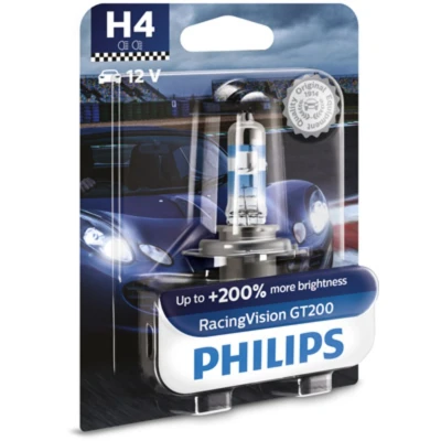 Afbeelding van Philips H4 Halogeen lamp 12V P43t RacingVision GT200