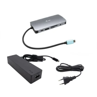 Image de i Tec Nano Dock Station d&#039;accueil USB C / Thunderbolt 3 HDMI, VGA 1GbE 100 Watt
