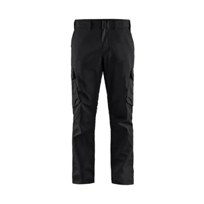 Afbeelding van Blaklader Industrie werkbroek stretch 1444 1832 Zwart D92