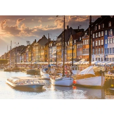 Afbeelding van Legpuzzel Sonnenunt.in Kopenhagen, 500st.