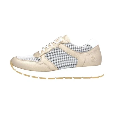 Afbeelding van Remonte D2g03 Lage damessneakers, Metaal, 38 EU
