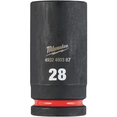 Afbeelding van MILWAUKEE 4932480387 SHOCKWAVE slagdop lang 3/4&quot; 28 mm