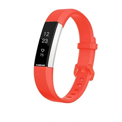 Afbeelding van FunBand Armband voor Fitbit Alta HR en Alta, zachte siliconen band, reserveband, verstelbaar, sporthorloge smartwatch