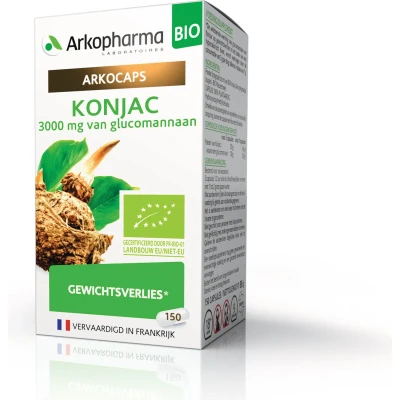 Afbeelding van Arkopharma Konjac Bio om Gewicht te Verliezen 150 Capsules 50 Dagen