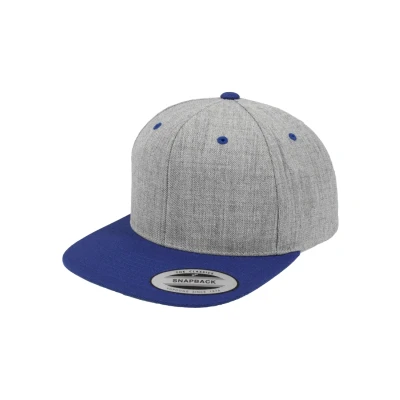 Afbeelding van Flexfit Classic Snapback 2TONE Pet, Maat: One Size, Light grey/blue