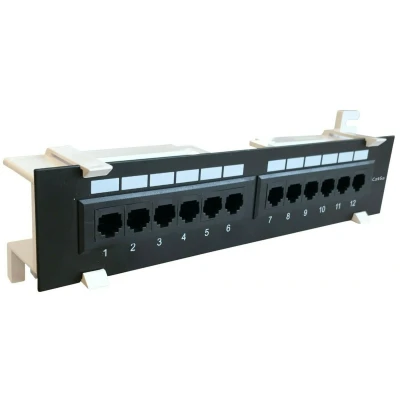 Afbeelding van DSIT CAT6a UTP Wallmount Patchpaneel 12 poorts