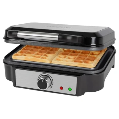Afbeelding van ProfiCook WA 1240 Wafelijzer voor 2 Belgische wafels 1000 Watt