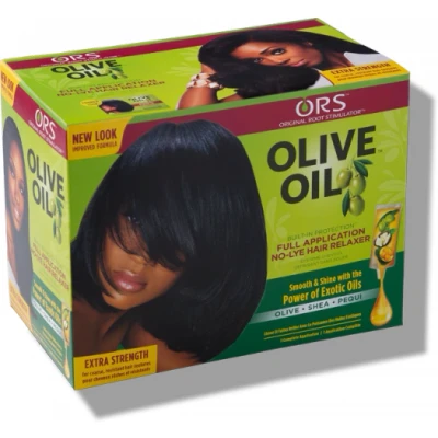 Afbeelding van ORS Olive Oil No Lye Relaxer System Kit Extra Strength