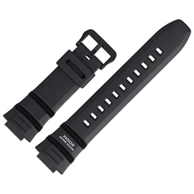 Afbeelding van Casio WV 200E Horlogebandje van kunststof, 16 mm, zwart