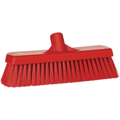 Afbeelding van Vikan Bezems en Vegers Medium Vloerveger Met Polyester Vezels 300x90x130mm Vezellengte: 63mm Rood