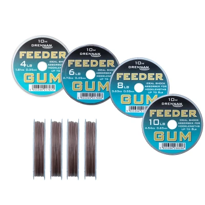 Afbeelding van Drennan Feeder Gum (10m) Maat : 4lb 0.35mm