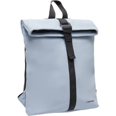 Afbeelding van New Rebels Mart Waterafstotende Rolltop Rugzak Medium Licht Blauw