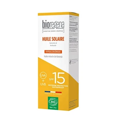 Afbeelding van Bioregena Huile Solaire SPF 15 Bio 90 ml