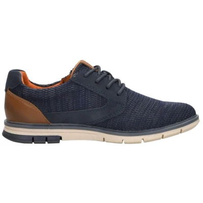 Afbeelding van Bugatti Simone Comfort Veterschoenen Laag Blauw Maat 44