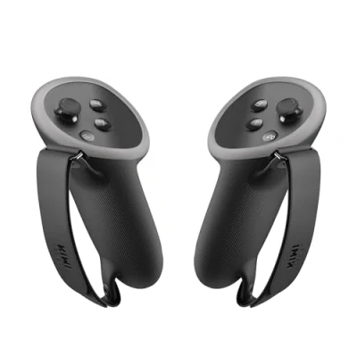 Afbeelding van KIWI design Controller Grips Cover accessoires compatibel met Meta Quest 3, siliconen greepbescherming gewrichtsriemen