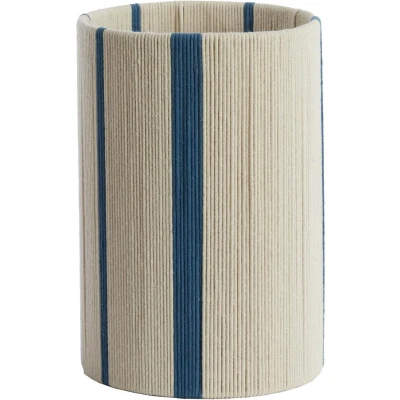 Afbeelding van Light &amp; Living Kap cilinder 20 30 cm MEDAN crème+blauw