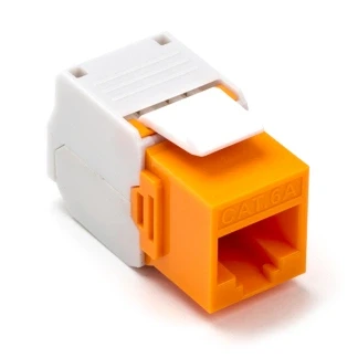 Afbeelding van Keystone RJ45 Cat6a U/UTP (Oranje)