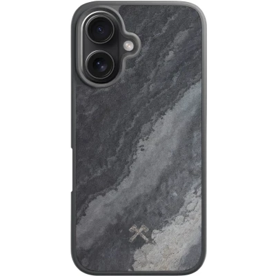 Afbeelding van Woodcessories Hoesje Geschikt voor iPhone 16 Bumper Case MagSafe grijs