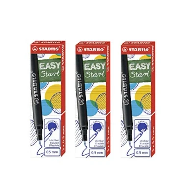 Afbeelding van STABILO EASYoriginal Refill navulcartridge medium blauwe inkt (uitwisbaar) (blauw 9 cartridges)