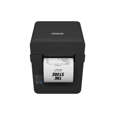 Image de Epson TM T20IV (102) Imprimante de reçus thermique en ligne Rouleau (7,95 cm) 203 x ppp jusqu&#039;à 250 mm/sec USB, série, LAN outil coupe Cutter pour partielle noir