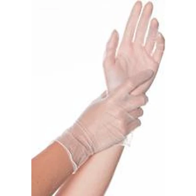 Afbeelding van HYGOSTAR vinyl handschoen gepoederd &#039;CLASSIC&#039; maat L wit 100 stuks