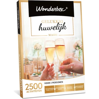 Afbeelding van Wonderbox Cadeaubon Gelukkig huwelijk Magie