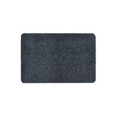 Afbeelding van deurmat Samson, afwasbaar en bestand tegen 100% katoen, Farbe:Antraciet, Größe:60 x 100 cm