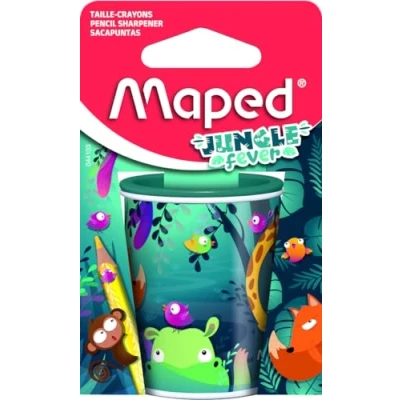 Afbeelding van Maped potloodslijper Jungle Fever, 2 gaats, op blister