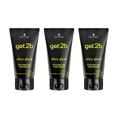 Afbeelding van Schwarzkopf got2b Ultra Glued Styling Gel Randen, 150 ml, 3 Stuk