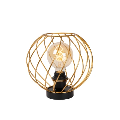 Afbeelding van Lucide Tafellamp Danza 25cm Goud/Messing