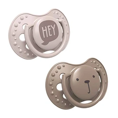 Afbeelding van Lovi Hey girl fopspenen 2 st. set 0 3 manden