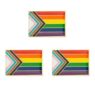Afbeelding van Progress Pride Pin (Progress Pride) 3 stuks