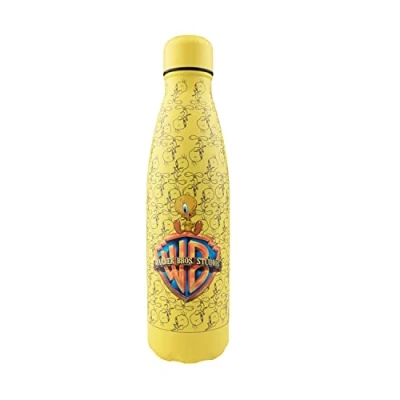 Afbeelding van Cinereplicas Looney Tunes Thermo Tweety Waterfles Geel