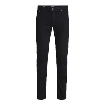 Image de JACK &amp; JONES Jjiglenn Jjfelix Am 046 50 Sps Noos Jean slim Homme, Black Denim, 34