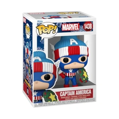 Image de Figurine Funko Pop Marvel Holiday S4 Captain America