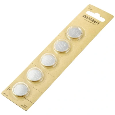 Afbeelding van VOLTCRAFT Knoopcel CR2025 3 V 5 stuk(s) 160 mAh Lithium LM2025