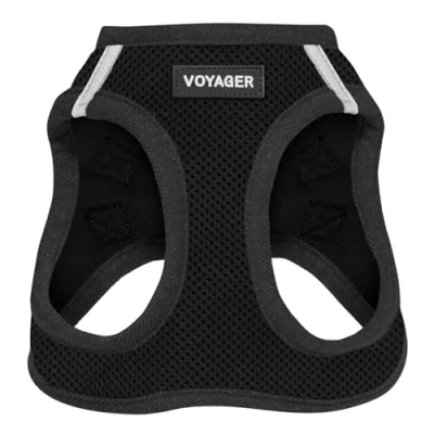 Afbeelding van Voyager Step In Air Hondenharnas door Best Pet Supplies, Harnas voor kleine en middelgrote honden, alle weertypen Zwart, L, Borst: 45.5 52 cm