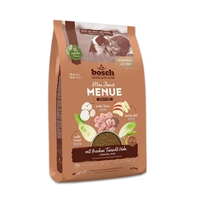 Afbeelding van Bosch HPC MENUE Mini Junior droogvoer voor honden met kip het fokken van kleine rassen, 1 x kg