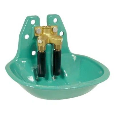 Afbeelding van Suevia Drinkbak 19R, 1/2&quot; messing, Suevia, Groen Geschikt voor Rundvee Koeien