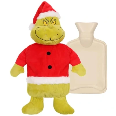 Afbeelding van Grinch Warmwaterkruik met Zachte Hoes, Natuurrubber 1L
