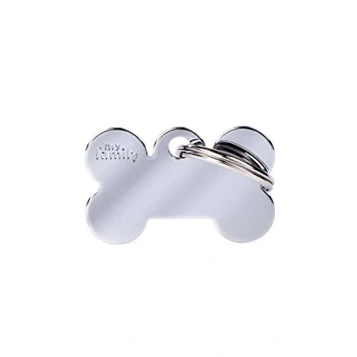 Afbeelding van My Family Small Bone Chromed Brass