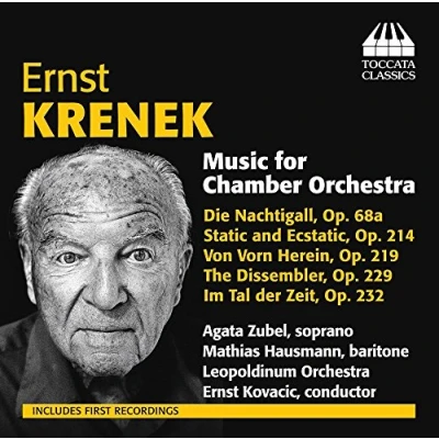 Afbeelding van Agata Zubel, Mathias Hausmann, Leopoldinum Orchestra, Ernst Kovacic Krenek: Music For Chamber Orchestra (CD)